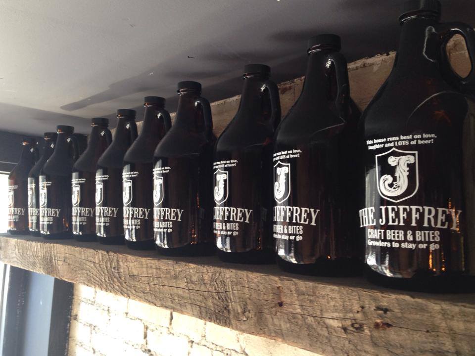 The Jeffrey Craft Beer and Bites Growlers